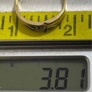 3.8g 10k Gold Ring Diamond Accent Size 11